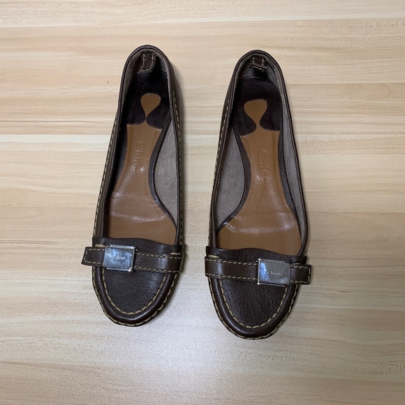 COPY - Chloé Brown Flats - Picture 2 of 11